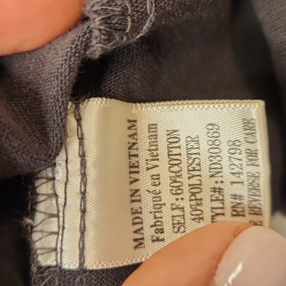 New In Women's Cotton Brown V-Neckline Short Sleeve Dress Size S - Picture 8 of 9